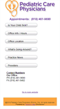 Mobile Screenshot of pedcaredocs.com